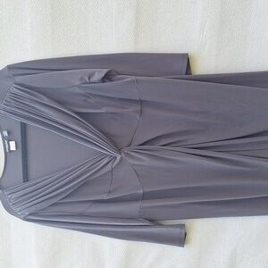 Effortless Style Dress by Citiknits Gray-Comfy Cocktail